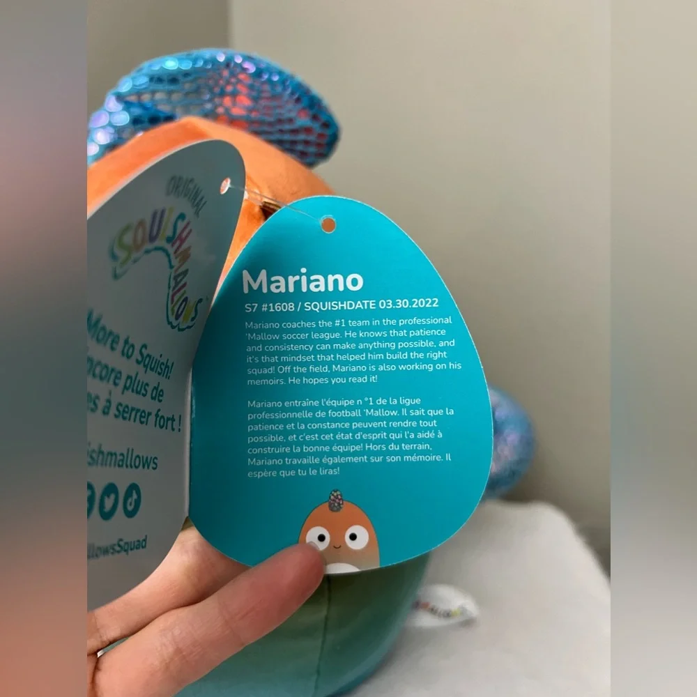 Mariano the chameleon Squishmallows Buddy Squad